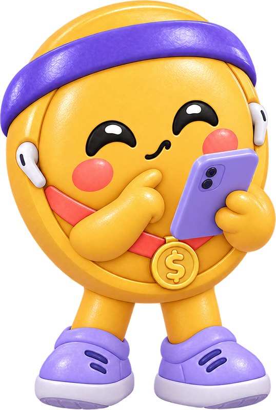 Moedinha no celular