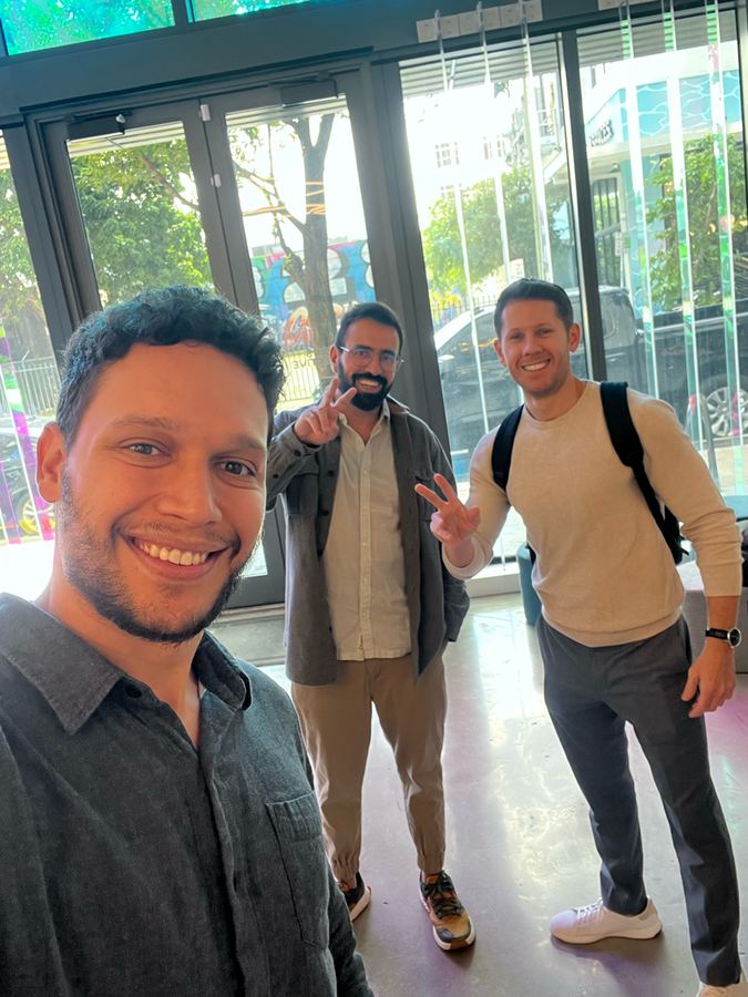 Time Doare em viagem de trabalho