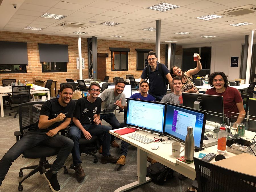 Escritório da Doare em dia de trabalho